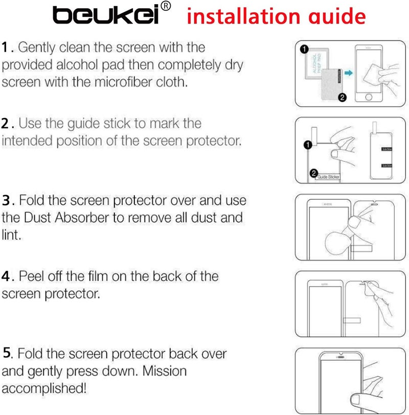 Beukei (4 Pack) Designed for Garmin Forerunner 955/955 Solar Screen Protector Tempered Glass,Touch Sensitive, 9H Hardness - Image 5